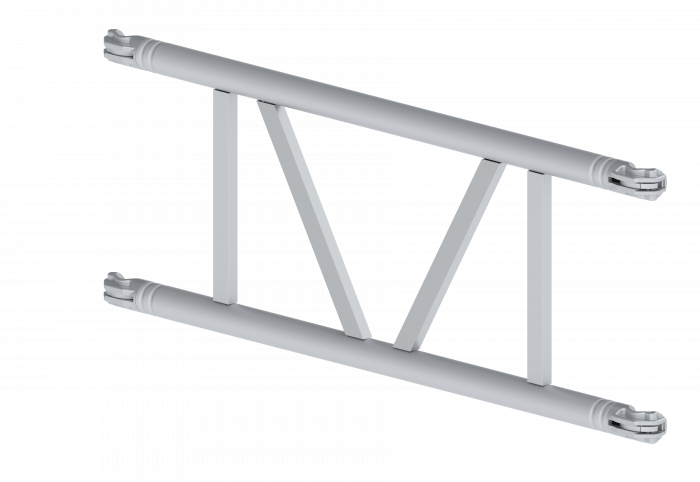 Double guardrail brace MiTower